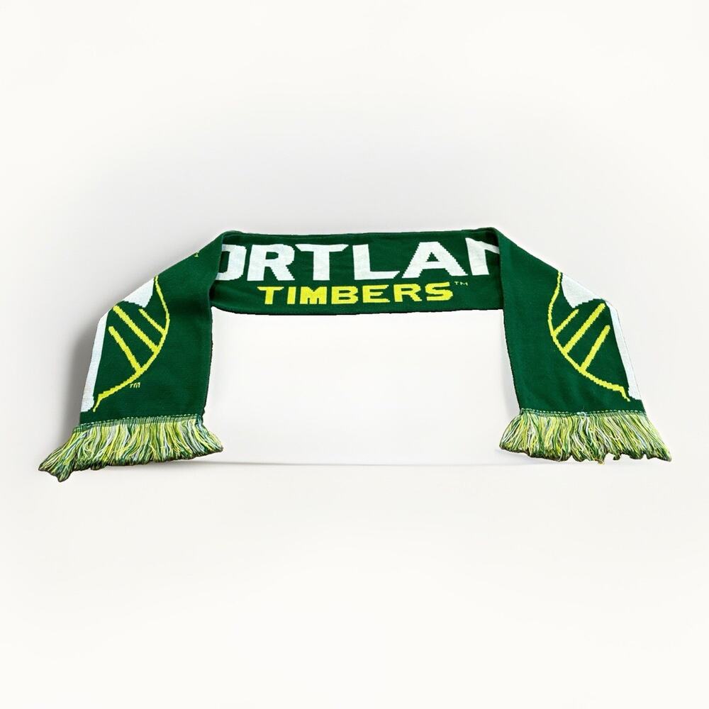 Adidas Sports Scarf Unisex Green White MLS Portland Timbers Scarf One Size 60x7